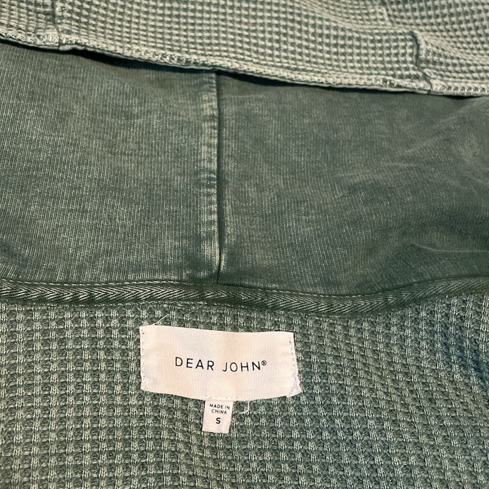 Dear John Carly Hoodie Jacket​ Dark Moss Women’s Size Small - Picture 6 of 7
